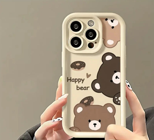 Iphone 16 Pro Cute Bear Case